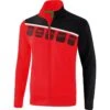 Erima Trainingsjacke 5-C Rot/schwarz/weiss Herren