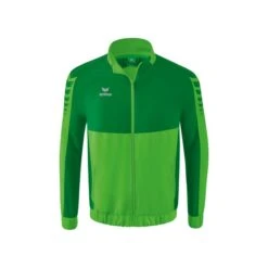 Erima Präsentationsjacke Six Wings (100% Polyester, Stehkragen, Ohne Innenfutter) Grün/smaragd Herren