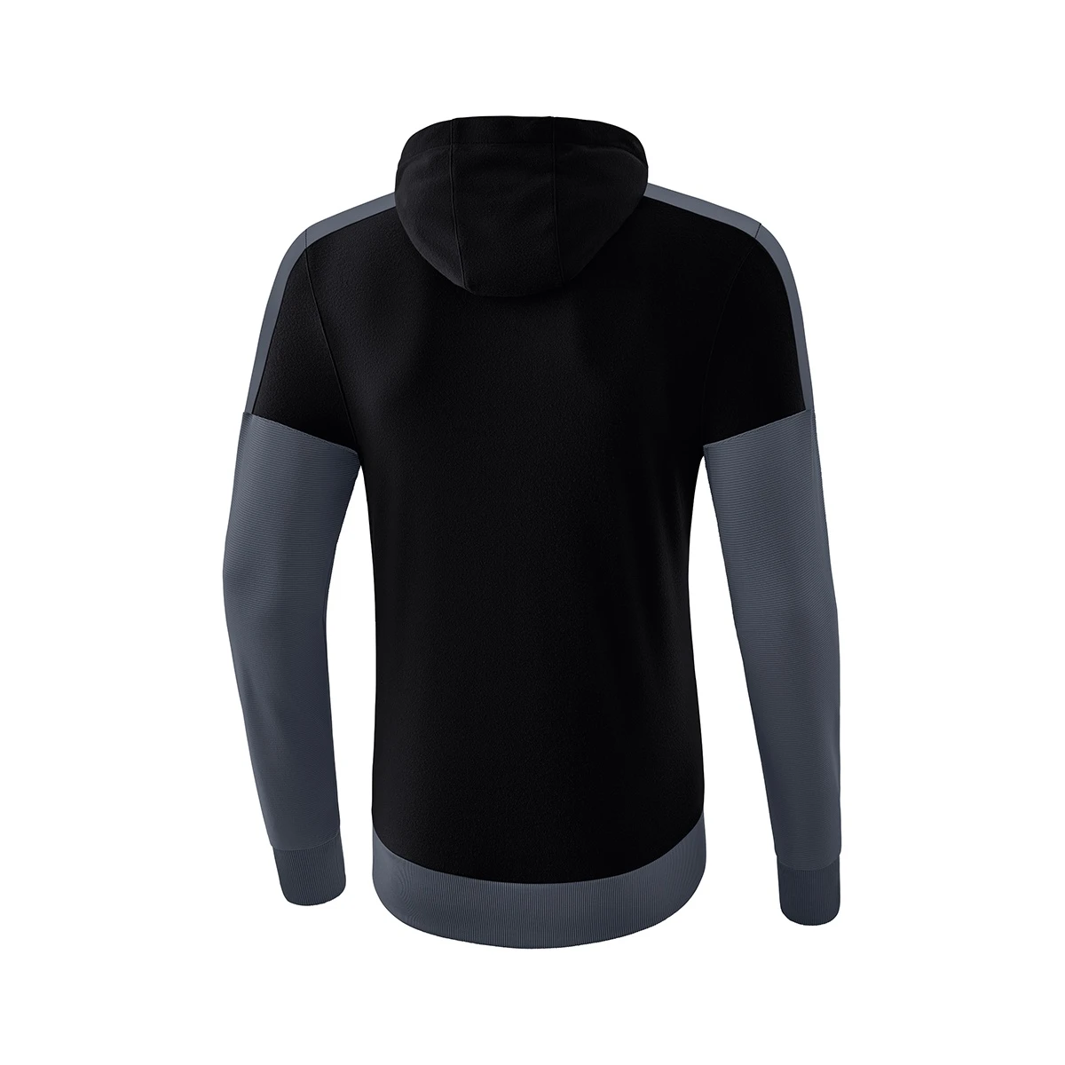 Erima Kapuzenpullover Hoodie Squad (Cotton Touch) Schwarz/grau Kinder 2 Erima Kapuzenpullover Hoodie Squad (Cotton Touch) Schwarz/grau Kinder – Bild 2