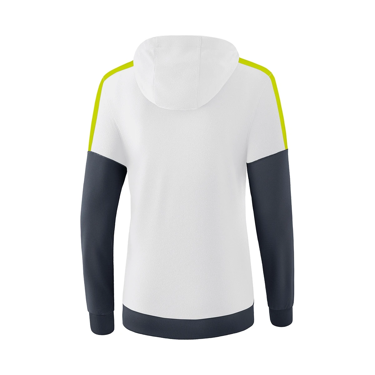 Erima Hoodie Squad Weiß/grau/lime Damen 2 Erima Hoodie Squad Weiß/grau/lime Damen – Bild 2
