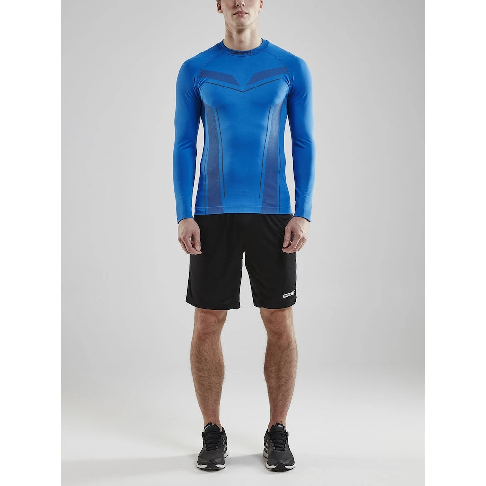 Craft Langarmshirt Pro Control Seamless (nahtlos) Unterwäsche Royalblau Herren 2 Craft Langarmshirt Pro Control Seamless (nahtlos) Unterwäsche Royalblau Herren – Bild 2