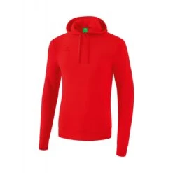 Erima Kapuzenpullover Sweat Basic Hoodie Rot Herren