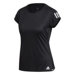 ADIDAS PERFORMANCE Adidas Tennis-Shirt Club 3 Stripes Schwarz Damen -Tennis Meister ADIDAS FK6972 SHIRT 3 STRIPE 4 1200x1200 1