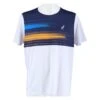 Australian Tennis-Tshirt Ace Stampata Brush Line 2022 Weiss Herren