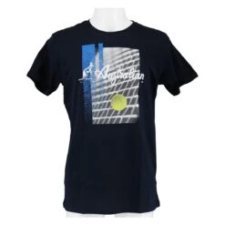 Australian Freizeit-Tshirt Logo (100% Baumwolle) Navyblau Herren