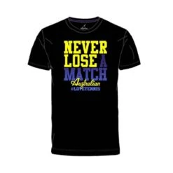 Australian Tshirt Never Lose 2017 Schwarz Herren