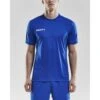 Craft Sport-Tshirt Progress Practise (100% Polyester) Cobaltblau/weiss Herren