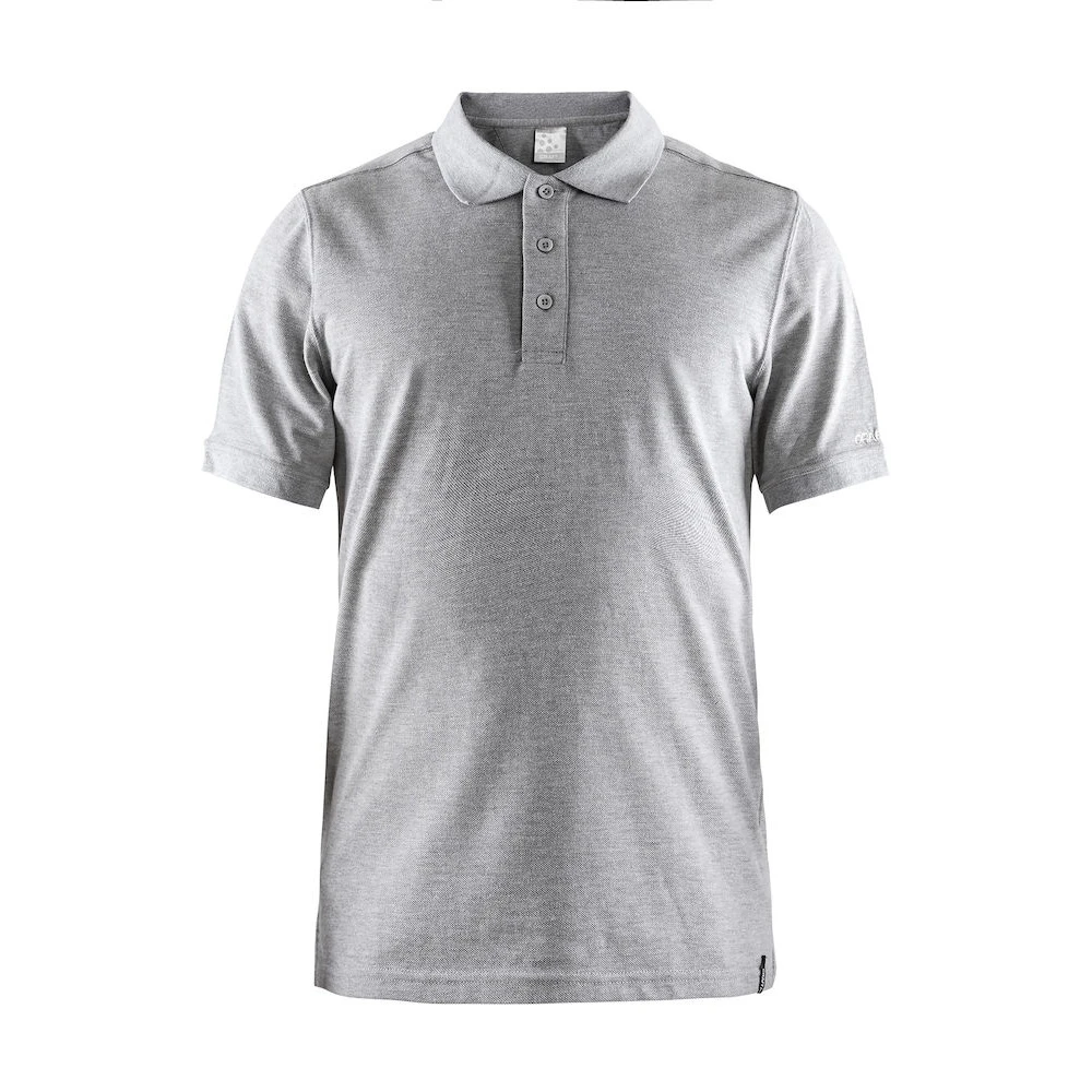 Craft Polo Casual Pique Hellgrau Herren 1 Craft Polo Casual Pique Hellgrau Herren