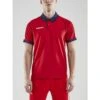 Craft Sport-Polo Pro Control (100% Polyester) Rot/navy Herren