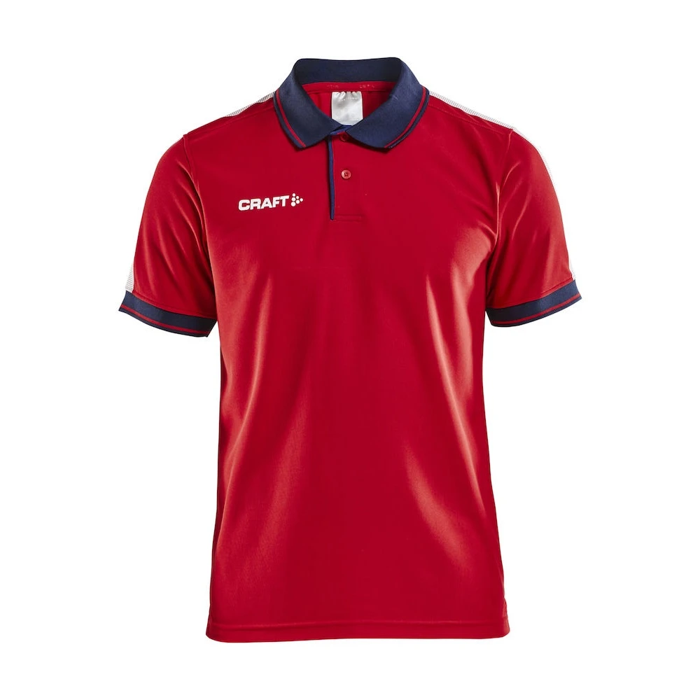 Craft Sport-Polo Pro Control (100% Polyester) Rot/navy Herren 4 Craft Sport-Polo Pro Control (100% Polyester) Rot/navy Herren – Bild 4