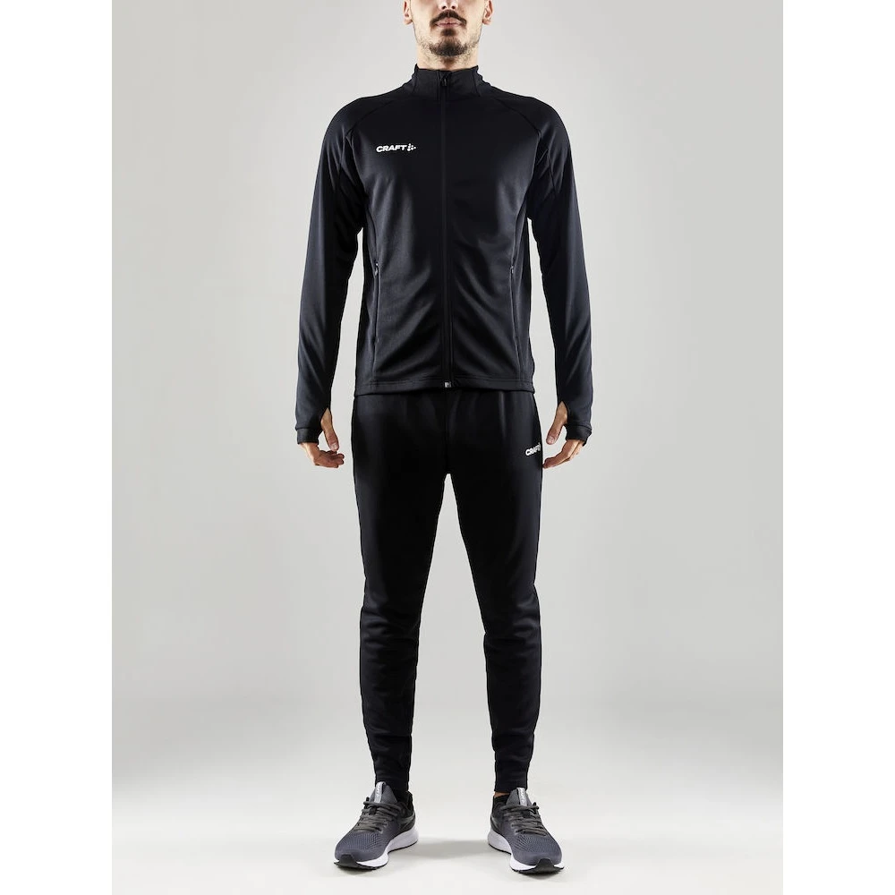 Craft Trainingsjacke Evolve Full Zip - Strapazierfähige Mid-Layer-Jacke Aus Stretchmaterial - Schwarz Herren 5 Craft Trainingsjacke Evolve Full Zip - Strapazierfähige Mid-Layer-Jacke Aus Stretchmaterial - Schwarz Herren – Bild 5