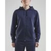 Craft Kapuzenpullover Hoodie Community FZ (Front-Reißverschluss, Sportliche Passform) Navyblau Herren
