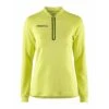 Craft Sport-Langarmshirt Extend Halfzip (hohe Bewegungsfreiheit, Bequeme Passform) Gelb Damen