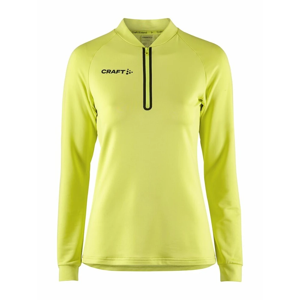 Craft Sport-Langarmshirt Extend Halfzip (hohe Bewegungsfreiheit, Bequeme Passform) Gelb Damen 1 Craft Sport-Langarmshirt Extend Halfzip (hohe Bewegungsfreiheit, Bequeme Passform) Gelb Damen