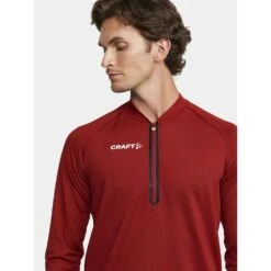 Craft Sport-Langarmshirt Extend Halfzip (hohe Bewegungsfreiheit, Bequeme Passform) Weinrot Herren -Tennis Meister Craft Langarmshirt Extend Halfzip Herren 1912747 488000 4 1000x1000 1