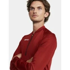 Craft Sport-Langarmshirt Extend Halfzip (hohe Bewegungsfreiheit, Bequeme Passform) Weinrot Herren -Tennis Meister Craft Langarmshirt Extend Halfzip Herren 1912747 488000 5 1000x1000 1