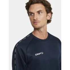 Craft Sport-Langarmshirt Squad 2.0 Crew Neck (rec. Polyester, Optimale Bewegungsfreiheit) Navyblau Herren -Tennis Meister Craft Langarmshirt Squad 2 0 CrewNeck 1912734 390000 4 1000x1000 1