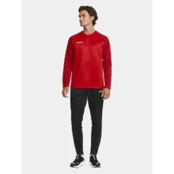 Craft Sport-Langarmshirt Squad 2.0 Crew Neck (rec. Polyester, Optimale Bewegungsfreiheit) Rot Herren -Tennis Meister Craft Langarmshirt Squad 2 0 CrewNeck 1912734 430476 5 1000x1000 1