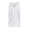 Craft Sport-Tank Rush Singlet (100% Polyester) ärmellos Weiss Herren