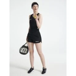 Craft Sporthose (Short) Pro Control Impact - Elastisches Material, Mit Innenslip - Schwarz Damen -Tennis Meister Craft Short Pro Control Impact 1908238 999000 4 1000x1000 1