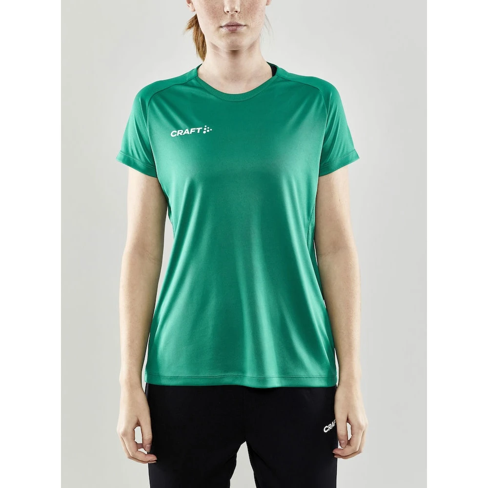 Craft Sport-Tshirt (Trikot) Evolve - Leicht, Funktionell - Grün Damen 1 Craft Sport-Tshirt (Trikot) Evolve - Leicht, Funktionell - Grün Damen
