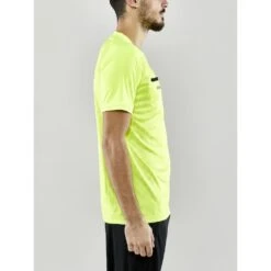 Craft Sport-Tshirt Evolve Referee (rec. Polyester, Mesh-Einsätze) Neongelb Herren -Tennis Meister Craft Tshirt Evolve Referee Herren 1910953 851000 3 1000x1000 1