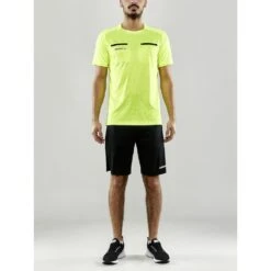 Craft Sport-Tshirt Evolve Referee (rec. Polyester, Mesh-Einsätze) Neongelb Herren -Tennis Meister Craft Tshirt Evolve Referee Herren 1910953 851000 4 1000x1000 1