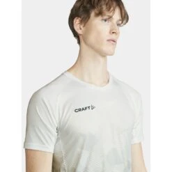 Craft Sport-Tshirt (Trikot) Premier Fade Jersey (rec. Polyester, V-Ausschnitt) Weiss Herren -Tennis Meister Craft Tshirt Premier Fade Jersey Herren 1912759 900000 4 1000x1000 1