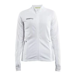 Craft Trainingsjacke Evolve Full Zip - Strapazierfähige Mid-Layer-Jacke Aus Stretchmaterial - Weiss Damen -Tennis Meister Craft jacke Evolve 1910155 900000 8 1000x1000 1