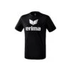 Erima Sport-Tshirt Promo (100% Polyester) Schwarz/weiss Herren