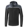 Erima Trainingsjacke Change Mit Kapuze (rec. Polyester, Strapazierfähig, Mit Reißverschlusstaschen) Schwarz/grau Herren