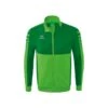 Erima Trainingsjacke Six Wings Worker (100% Polyester, Stehkragen, Strapazierfähig) Grün/smaragd Jungen