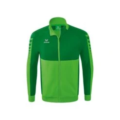 Erima Trainingsjacke Six Wings Worker (100% Polyester, Stehkragen, Strapazierfähig) Grün/smaragd Jungen