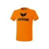 Erima Sport-Tshirt Basic Promo Logo (100% Baumwolle) Orange Herren