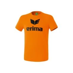 Erima Sport-Tshirt Basic Promo Logo (100% Baumwolle) Orange Herren