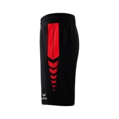 Erima Sport-Hose Six Wings Worker Shorts Kurz (100% Polyester, Ohne Innenslip, Bequem) Schwarz/rot Jungen 5 Erima Sport-Hose Six Wings Worker Shorts Kurz (100% Polyester, Ohne Innenslip, Bequem) Schwarz/rot Jungen -Tennis Meister Erima kurzehose Six Wings 1152210 3 600x600 1