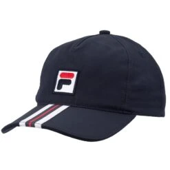 Fila Basecap Bobby Stripes (100% Polyester) Dunkelblau - 1 Stück