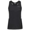 Head Tennis-Tank Club Schwarz Mädchen
