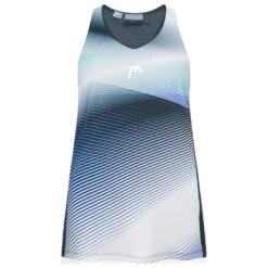 Head Tennis-Tank Top Agility (schnelltrocknend, V-Ausschnitt) Navyblau Mädchen
