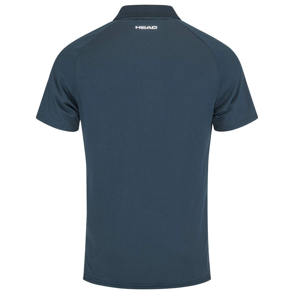 Head Tennis-Polo Performance 2023 (Moisture Transfer Microfiber Technologie) Navyblau Herren 3 Head Tennis-Polo Performance 2023 (Moisture Transfer Microfiber Technologie) Navyblau Herren – Bild 3