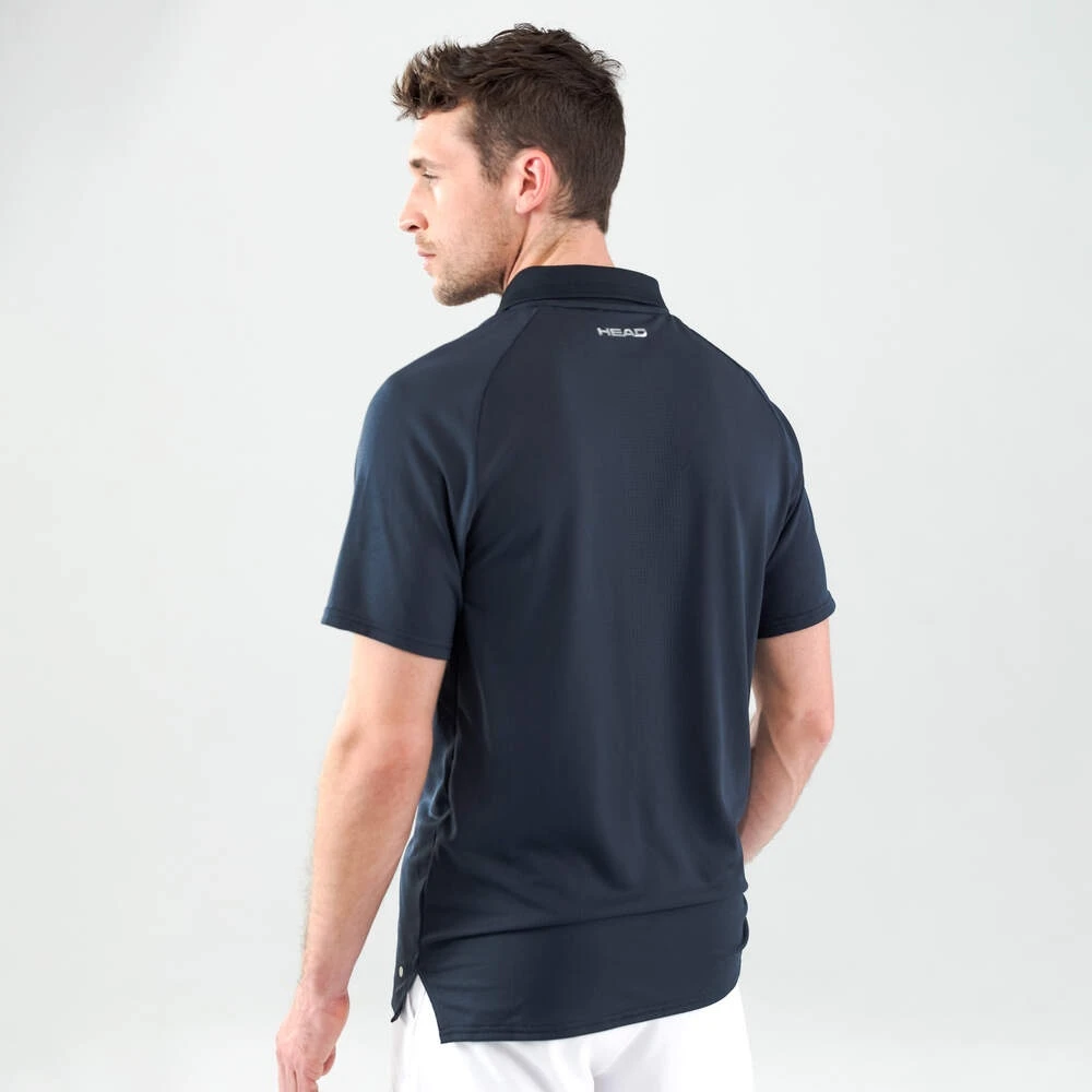 Head Tennis-Polo Performance 2023 (Moisture Transfer Microfiber Technologie) Navyblau Herren 5 Head Tennis-Polo Performance 2023 (Moisture Transfer Microfiber Technologie) Navyblau Herren – Bild 5