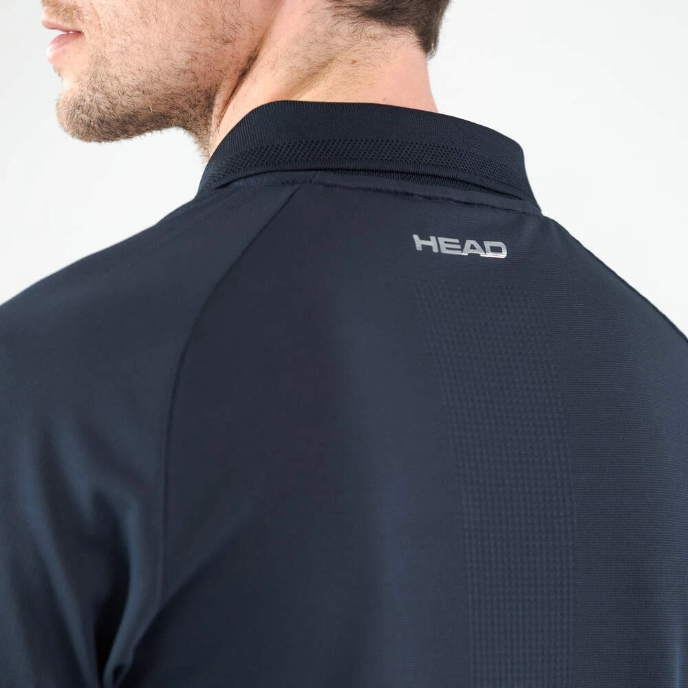 Head Tennis-Polo Performance 2023 (Moisture Transfer Microfiber Technologie) Navyblau Herren 7 Head Tennis-Polo Performance 2023 (Moisture Transfer Microfiber Technologie) Navyblau Herren – Bild 7