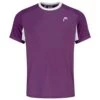Head Tennis-Tshirt Slice 2023 (schnelltrocknend, Atmungsaktiv) Violett Herren
