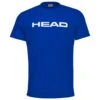 Head Tennis-Tshirt Club Basic 2023 (Mischgewebe) Royalblau/weiss Herren
