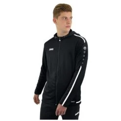 JAKO Kapuzenjacke Striker 2.0 Schwarz/weiss Herren