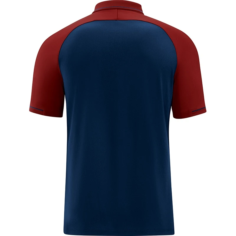 JAKO Sport-Polo Competition 2.0 (100% Polyester) Marineblau/dunkelrot Herren 2 JAKO Sport-Polo Competition 2.0 (100% Polyester) Marineblau/dunkelrot Herren – Bild 2