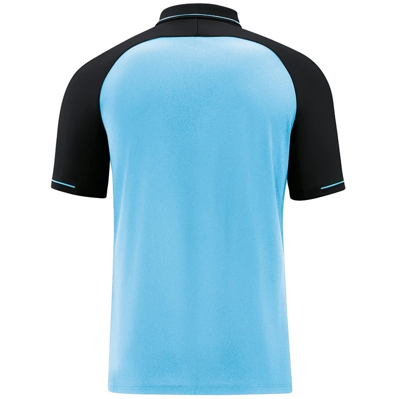 JAKO Sport-Polo Competition 2.0 (100% Polyester) Aquablau/schwarz Herren 2 JAKO Sport-Polo Competition 2.0 (100% Polyester) Aquablau/schwarz Herren – Bild 2