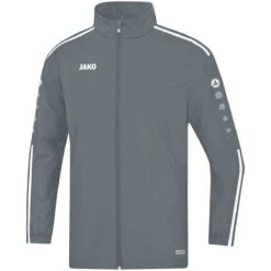 JAKO Allwetterjacke Striker 2.0 Dunkelgrau/weiss Kinder