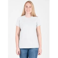 JAKO Freizeit Shirt Doubletex (Polyester/Baumwolle) Weiss Damen