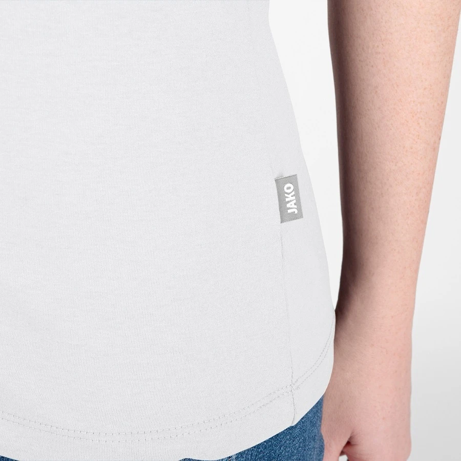 JAKO Freizeit Shirt Doubletex (Polyester/Baumwolle) Weiss Damen 4 JAKO Freizeit Shirt Doubletex (Polyester/Baumwolle) Weiss Damen – Bild 4